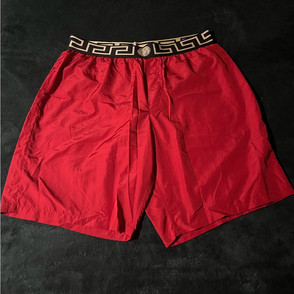Versace Red Men's Swim Shorts